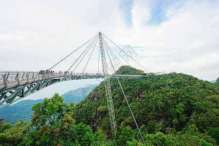马来西亚兰卡威天空之桥背景