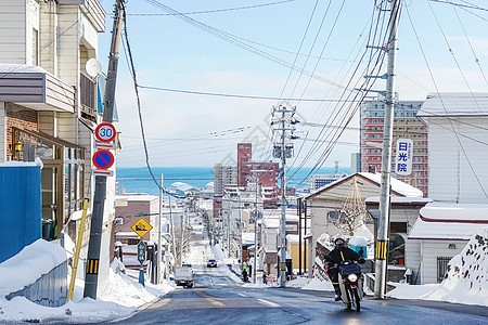 日本北海道小樽街景图片