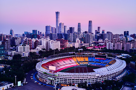 首都工人体育场建筑结构高清图片素材