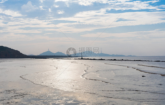 平静的海面图片