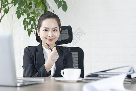 商务女士商务女性办公室办公背景