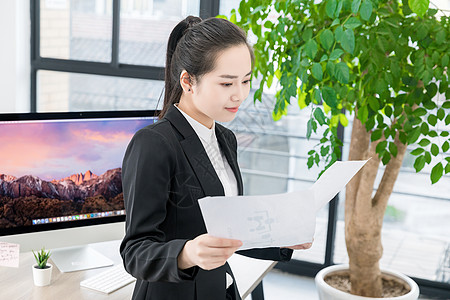 职场女强人商务女性职场形象背景