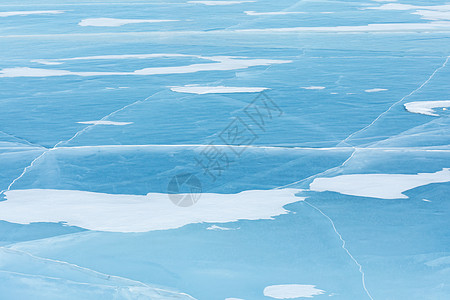 结冰的湖面结冰的蓝色湖面背景