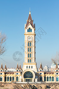 内蒙古猛犸公园特色建筑高清图片