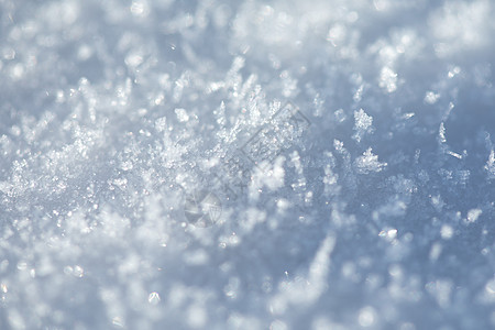 雪花微距特写图片