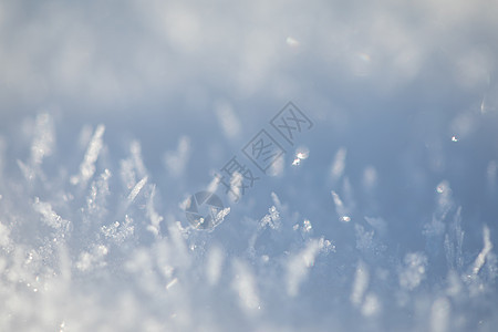 雪花微距特写图片