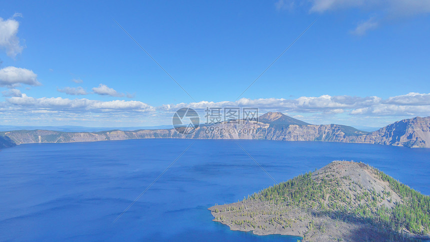 美国火山湖国家公园图片