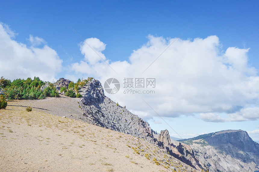 美国火山湖国家公园图片