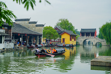 安昌古镇景区风光高清图片