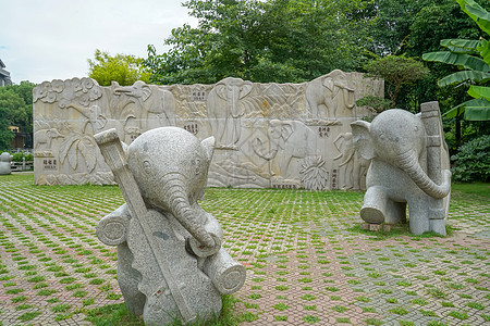 桂林象山公园地标背景