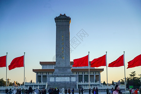 北京天安门广场人民英雄纪念碑高清图片