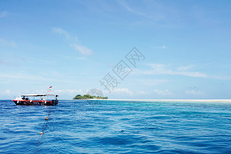 马来西亚仙本那海岛度假背景图片