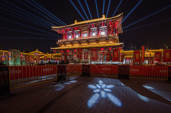 西安大唐芙蓉园夜景图片