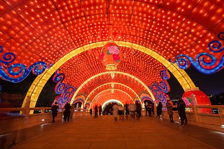 西安大唐芙蓉园夜景高清图片