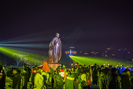 西安大唐不夜城玄奘法师雕像图片