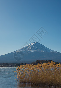 日本富士山背景图片