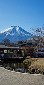 日本富士山背景图片