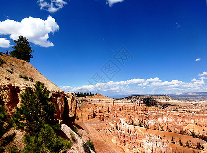 美国西部行布莱斯峡谷背景