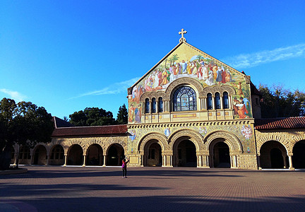 美国西部行斯坦福大学背景