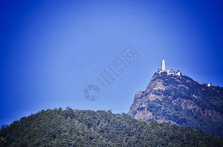 宾川鸡足山佛塔云南大理宾川鸡足山背景