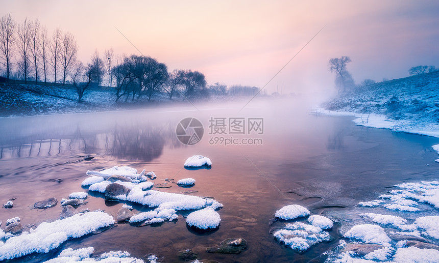 冬天雪景风光图片