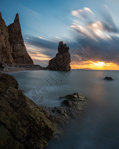 海边风景照海岛礁石 海岸风光背景