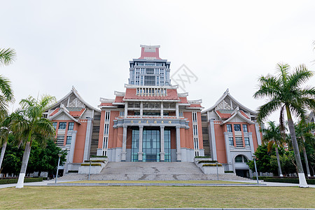 厦门集美大学陈延奎图书馆背景