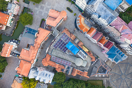俯瞰深圳世界之窗的万国建筑图片素材