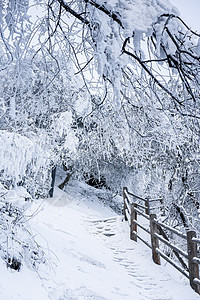 峨眉山雪景图片