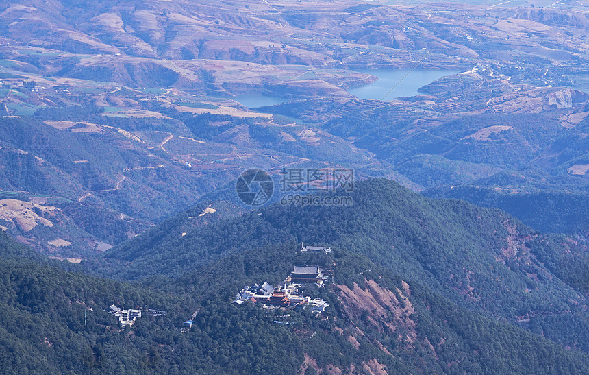 鸡足山山脉山峰图片