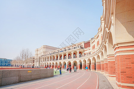 天津五大道历史建筑地标高清图片素材