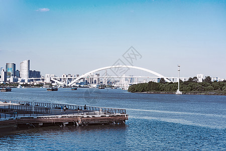 上海卢浦大桥背景