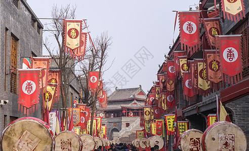 陕西大唐小镇旅游度假区高清图片