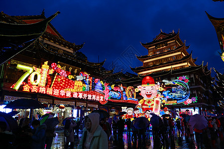 上海城隍庙灯会高清图片