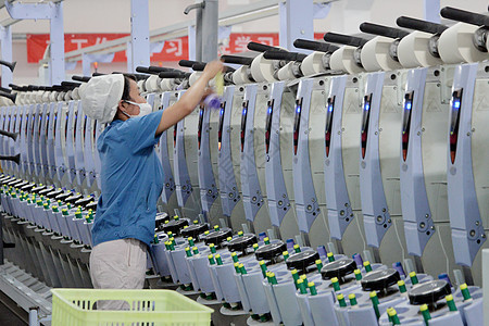 现代纺织厂工厂高清图片素材
