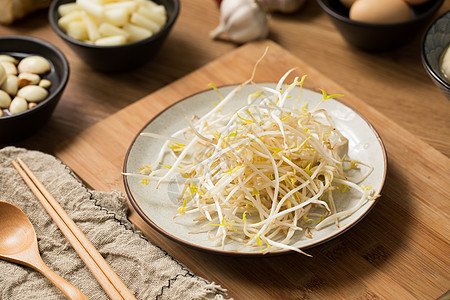 新鲜绿豆芽图片