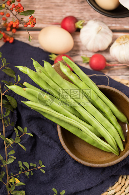 新鲜蔬菜四季豆图片