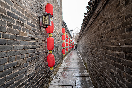 江苏徐州窑湾古城新年风光高清图片