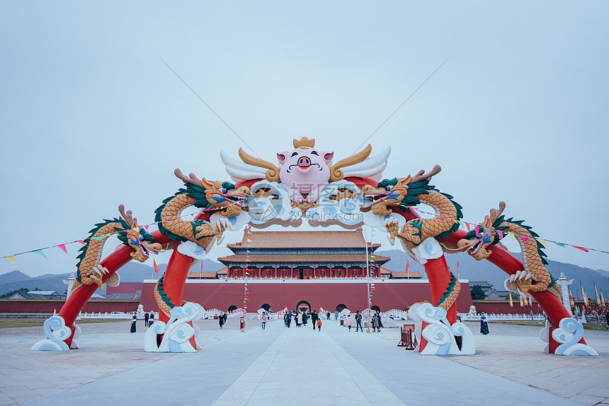  浙江横店明清宫苑 图片