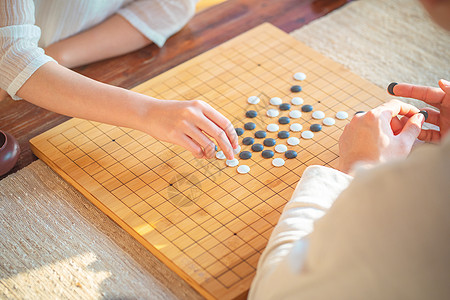 棋子烧饼下围棋背景