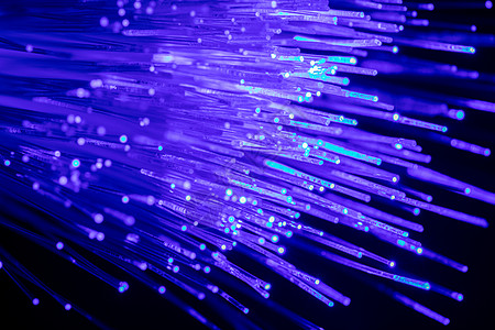 科技光斑紫色光纤背景