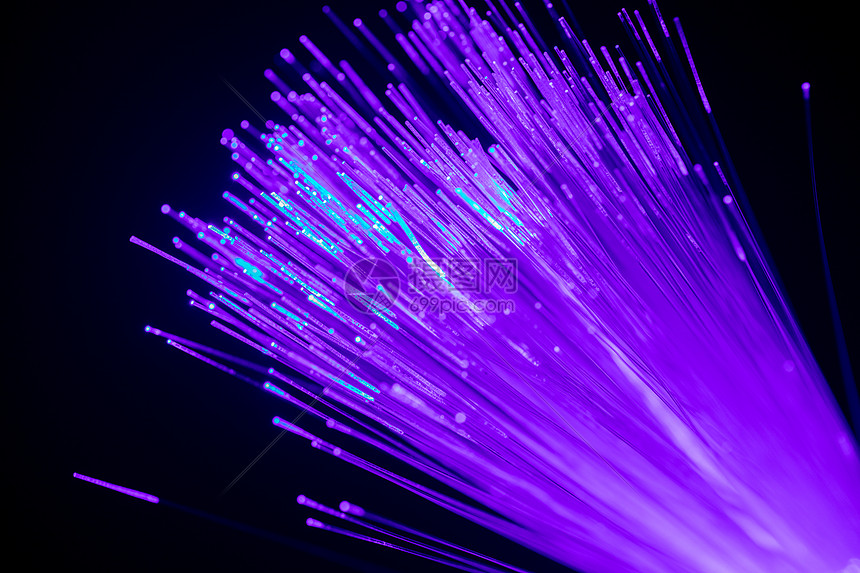 紫色光纤图片