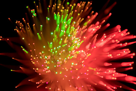 pr粒子素材彩色光纤背景