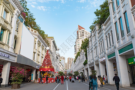 中山路厦门中山街旅游景点背景