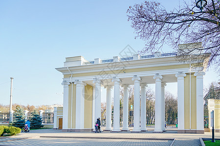 庐山植物园乌克兰哈尔科夫高尔基公园背景