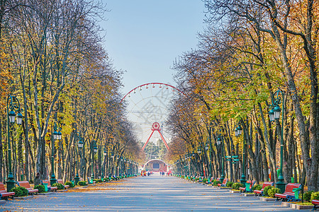 乌克兰摩天轮背景