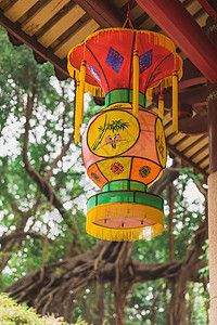 节日传统古风灯笼花灯图片