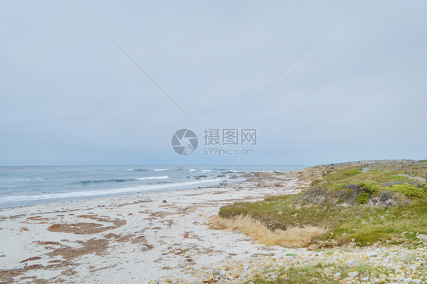 美国蒙特雷海滨图片