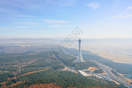 延边帽儿山国家森林公园背景