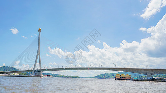 文莱大桥图片